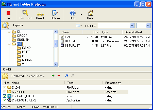  Folder Protector Screenshot